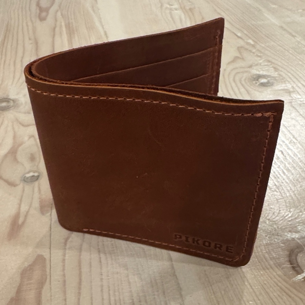 Piko 1988 Tan Leather Key & Card Holder - Picture 10 of 10